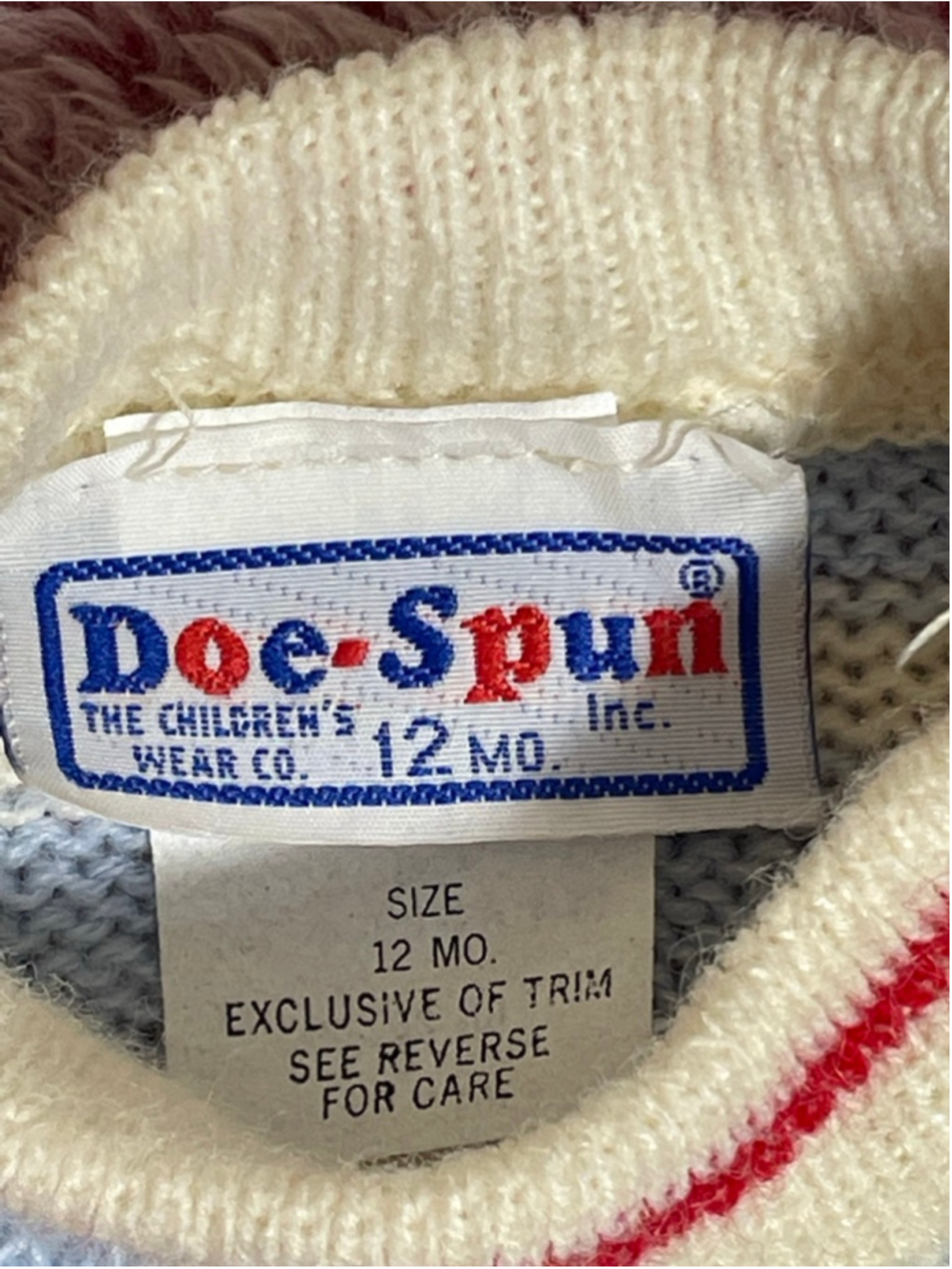Vtg Doe-Spun Boys 12 Months Red Car Coquette grandpacore Cottagecore - Picture 5 of 5